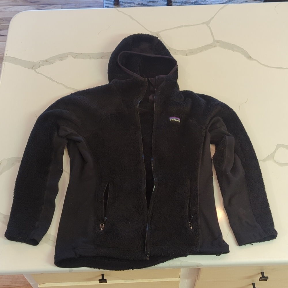 Patagonia women's large fleece zip hoodie